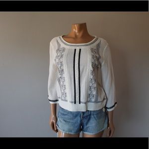 ✖️SOLD✖️Alice + Olivia - NWT - Embroidery Top